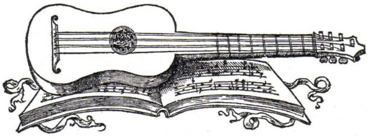 Morlaye. Guillaume - Le troysieme livre contenant plusieurs duos, et trios,  avec la bataille de Janequin a trois, nouvellement mis en tablature de  Guiterne, par Simon Gorlier, excellent joueur. Paris 1551. 