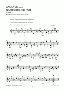 Anonyme - Scarborough fair