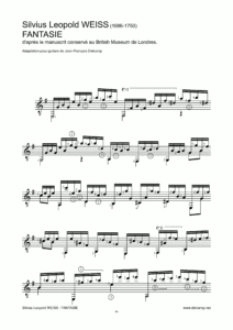 Silvius Leopold Weiss - Fantasie